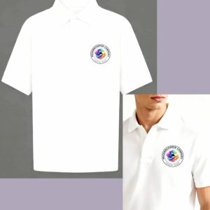 WHITE POLO T-SHIRT
