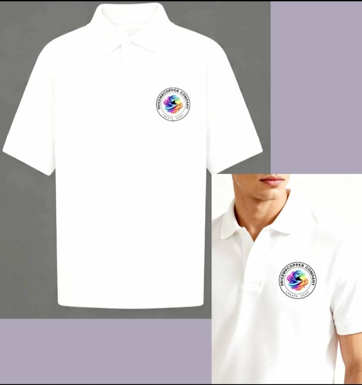WHITE POLO T-SHIRT