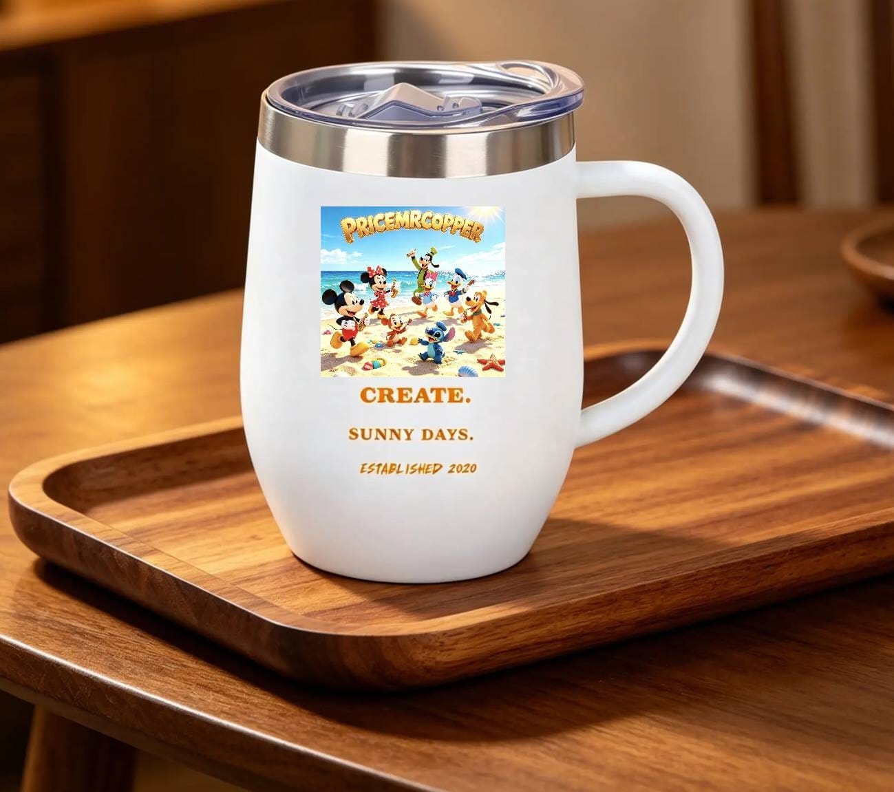 Stainless Steel Mug with Handle 12oz